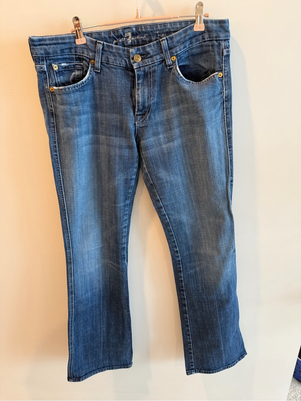 7 for All Mankind ‘A-Pocket’ Low-Rise Jeans Size 30